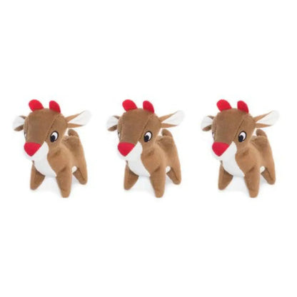 ZippyPaws | Miniz Reindeer 3-pack | Buy Online at DOGUE Australia